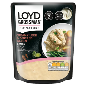 Loyd Grossman Creamy Leek & Bacon 330G