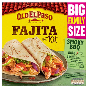 Old El Paso Smoky Bbq Family Fajita Kit 750g