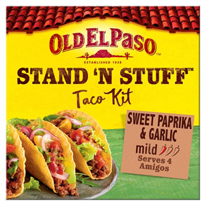 Old El Paso Taco Stand ‘N’ Stuff Paprika & Garlic Kit 312g