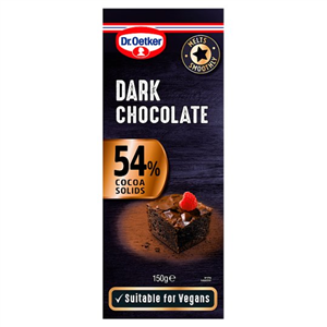 Dr Oetker Fine Cooks Dark Chocolate 54% 150g