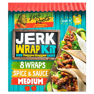 Levi Roots Jerk Wrap Kit Reggae Reggae Sauce 440g