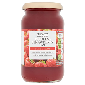 Tesco Strawberry Seedless Jam 454g