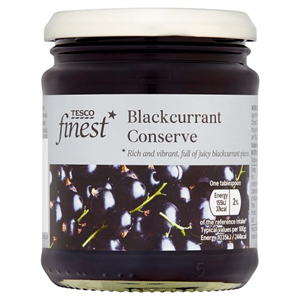 Tesco Finest Blackcurrant Conserve 340g