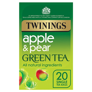 Twinings Green Tea Pear Apple 20 Tea Bags 40G