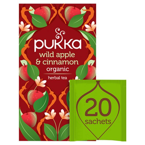 Pukka Organic Apple Cinnamon Ginger 20 Tea Bags 40G