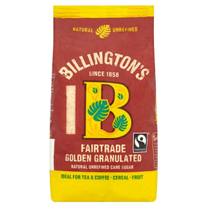 Billingtons Golden Granulated Sugar Fair Trade 500g
