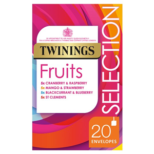 Twinings 20 Selection Fruit Tea Bags 40G