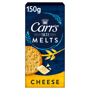 Carrs Cheese Melt Biscuits 150G