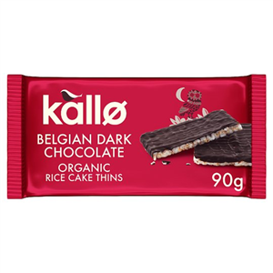 Kallo Organic Dark Chocolate Ricecakes 90g