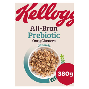 Kellogs All Bran Prebiotic Oaty Clusters Original 380g