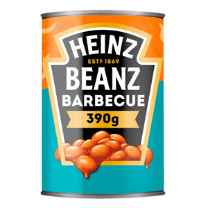 Heinz Baked Beans In Bbq Sauce 390g