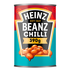 Heinz Baked Beans Fiery Chilli 390g