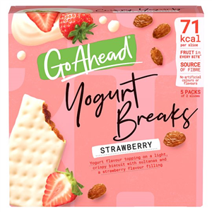 Go Ahead Strawberry Yogurt Breaks Cereal Bars 5 Pack 177G