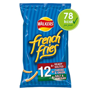 Walkers French Fries Variety Snacks 12 X 18 g