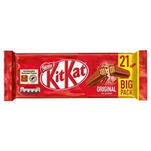 Kit Kat 2 Finger Milk Chocolate Biscuit 21 Pack 434.7g