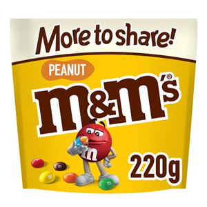 M&M Peanut More To Share Pouch 220g
