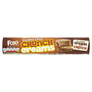 Fox's Double Chocolate Crunch Creams Biscuits 230G