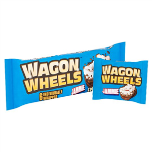 Burtons Wagon Wheels Jammie Biscuit 6 Pack