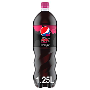 Pepsi Max Cherry 1.25L Bottle