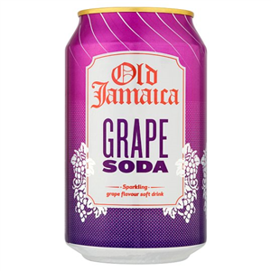 Old Jamaica Sparkling Grape Soda Drink 330Ml