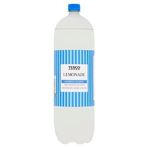 Tesco Sparkling Lemonade 2 Litre Bottle