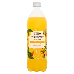 Tesco Sparkling Mango & Mandarin Lemonade 1L