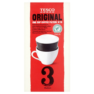 Tesco Original One Cup Filter Coffee 10 Pack 70G