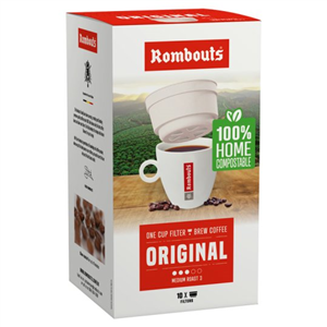 Rombouts Original One Cup Filter Coffee X10 70G