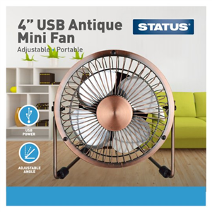 Status 4 Usb Antique Fan