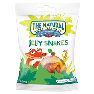 Natural Confectionery Co Jelly Snakes 160G