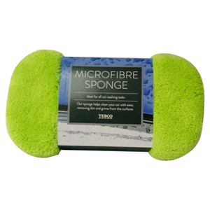 Tesco Microfibre Sponge 21X11x4cm
