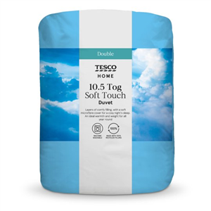 Tesco Soft Touch 10.5 Tog Duvet Double