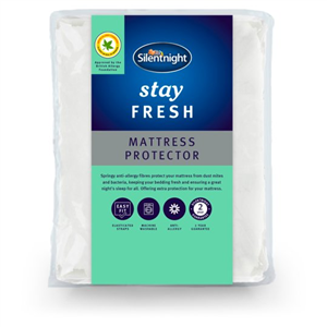 Silent Night Stay Fresh Mattress Protector Double