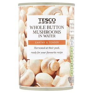 Tesco Whole Button Mushroom 285g
