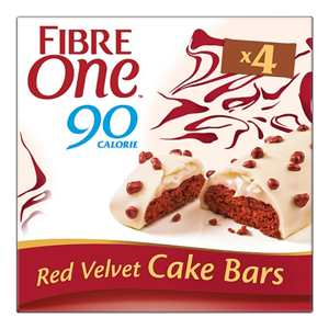 Fibre One Red Velvet Cake Bar 4 X 25g