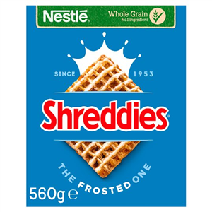 Nestle Shreddies Frosted Cereal 560g