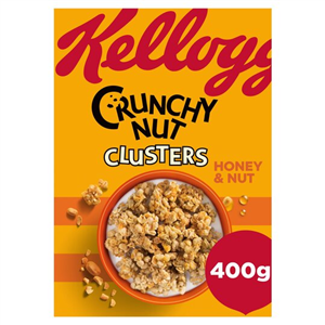 Kellogg's Crunchy Nut Honey & Nut Clusters Cereal 400g