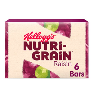Kellogg's Nutri-Grain Raisin 6 X45g