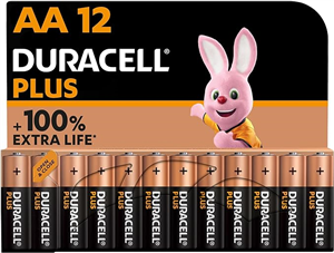 Duracell Plus AA Batteries (12 Pack)