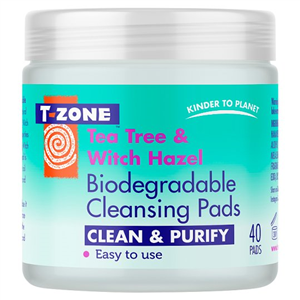 T-Zone Tea Tree & Witch Hazel Deep Cleansing Pads 40S
