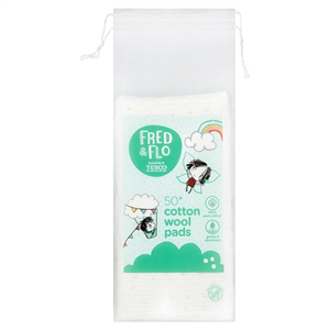 Fred & Flo Cotton Wool Square Pads 50S