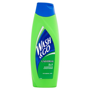 Wash & Go 2 In 1 Universal Shampoo Conditioner 200Ml