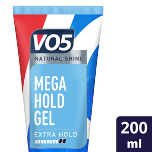 Vo5 Mega Hold Styling Hair Gel 200Ml
