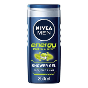 Nivea Men Energy Shower Gel 250Ml
