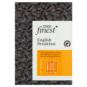 Tesco Finest English Breakfast 100 Tea Bags 250G
