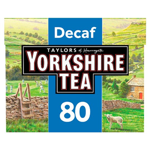 Yorkshire Decaffeinated 80 Teabags 250G