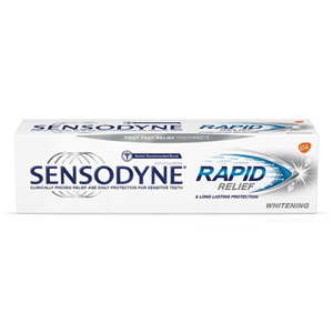 Sensodyne Rapid Relief Whitening Toothpaste 75Ml