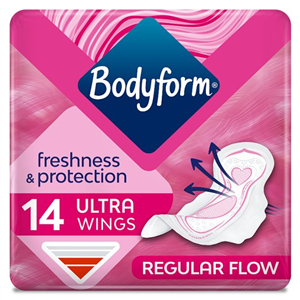 Bodyform Ultra Normal Wing Sanitary Towels 14 Pack