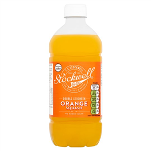 Stockwell & Co No Added Sugar Double Strength Orange Squash 750Ml