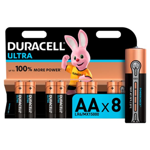 Duracell Ultra AA Batteries 8 Pack